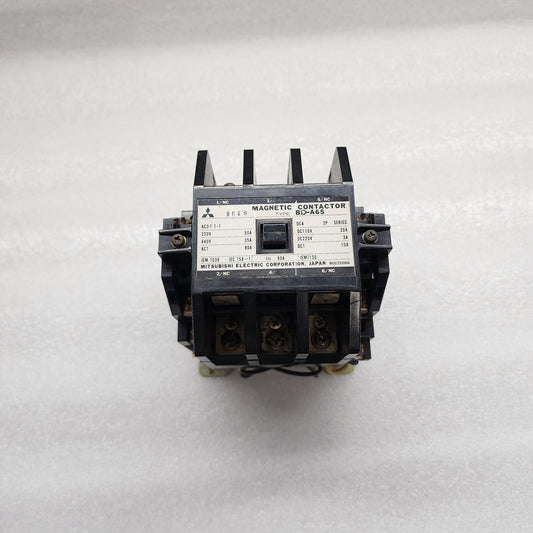 MITSUBISHI BD-A65 3-POLE MAGNETIC CONTACTOR 80A COIL VOLTAGE 24V