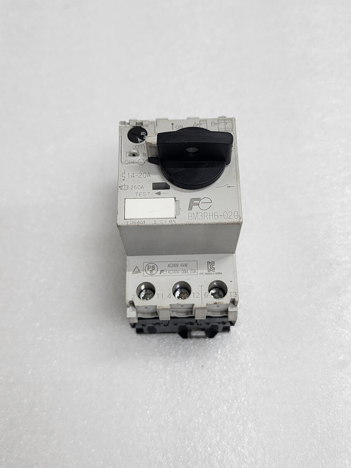 FUJI ELECTRIC BM3RHB-020 MOTOR PROTECTOR 14-20A