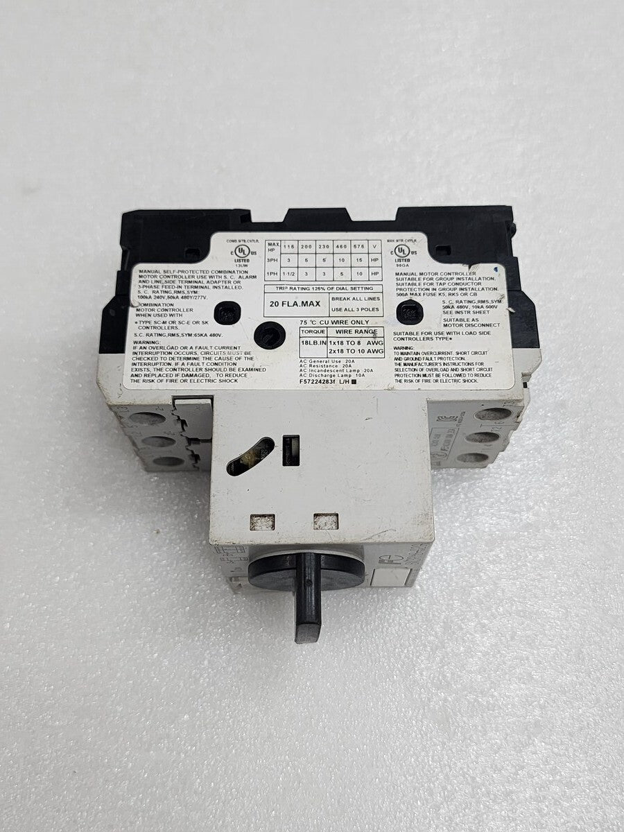 FUJI ELECTRIC BM3RHB-020 MOTOR PROTECTOR 14-20A