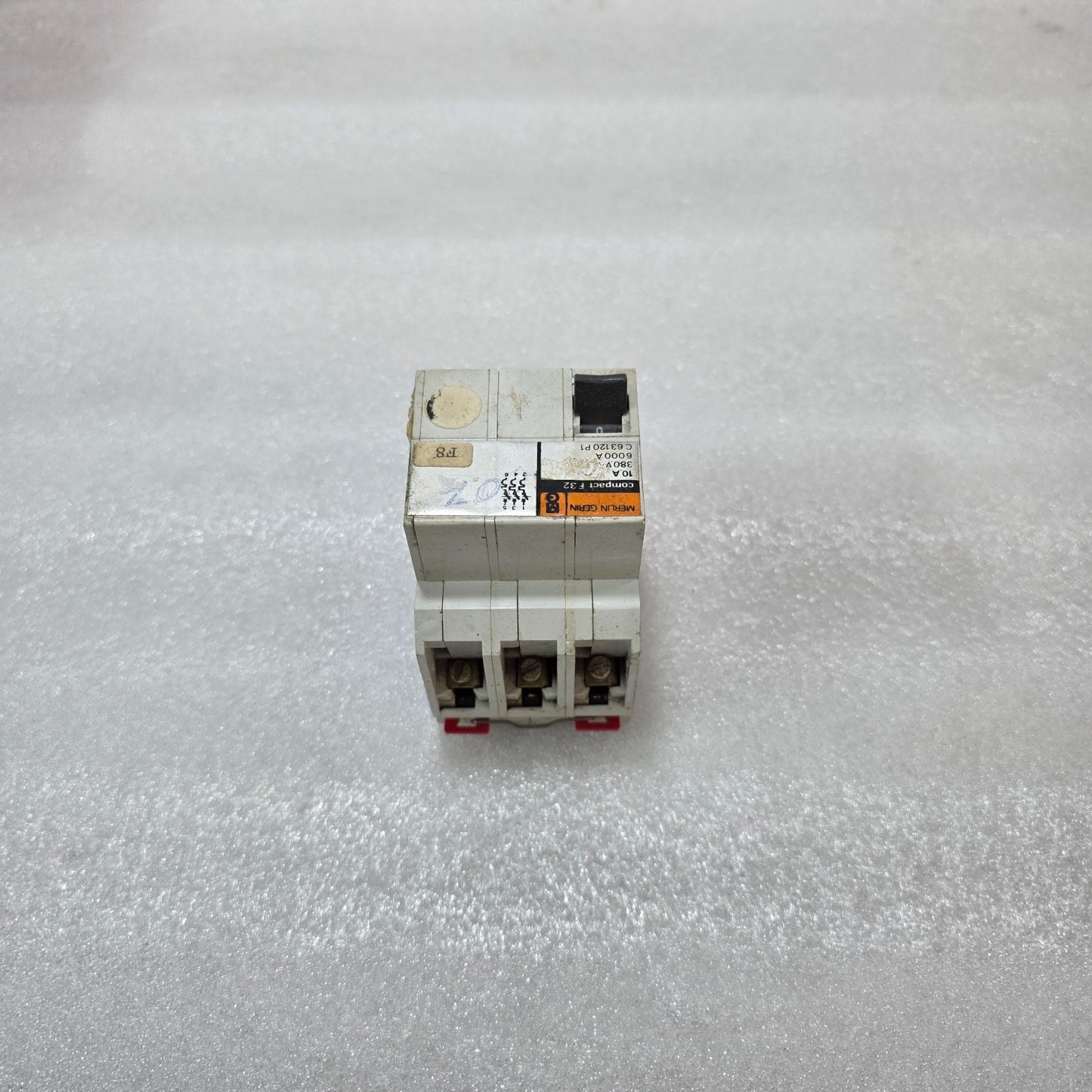 MERLIN GERIN COMPACT F32 10A 380V 3 POLE CIRCUIT BREAKER MCB 6000A C63120 P1