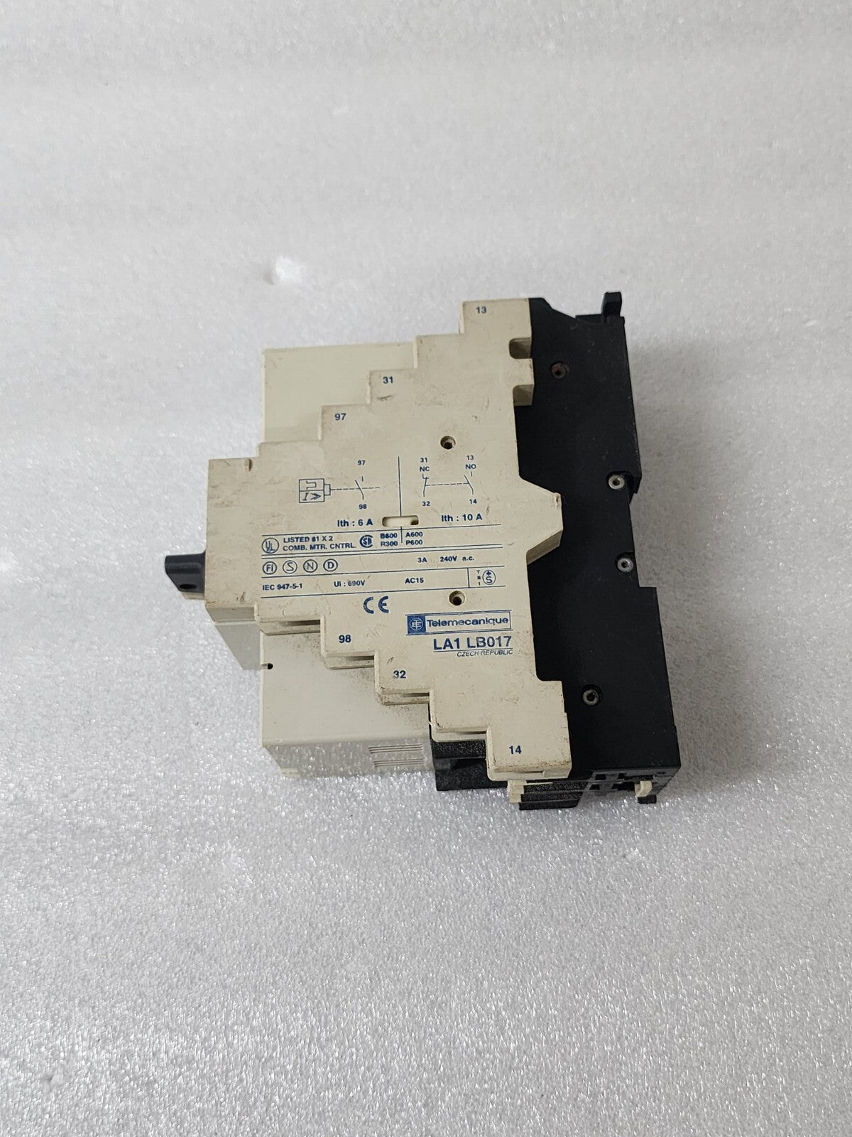 SQUARE D LD1 LB030 TELEMECANIQUE LB1 LB03P MOTOR STARTER COIL VOLTAGE 210-240V