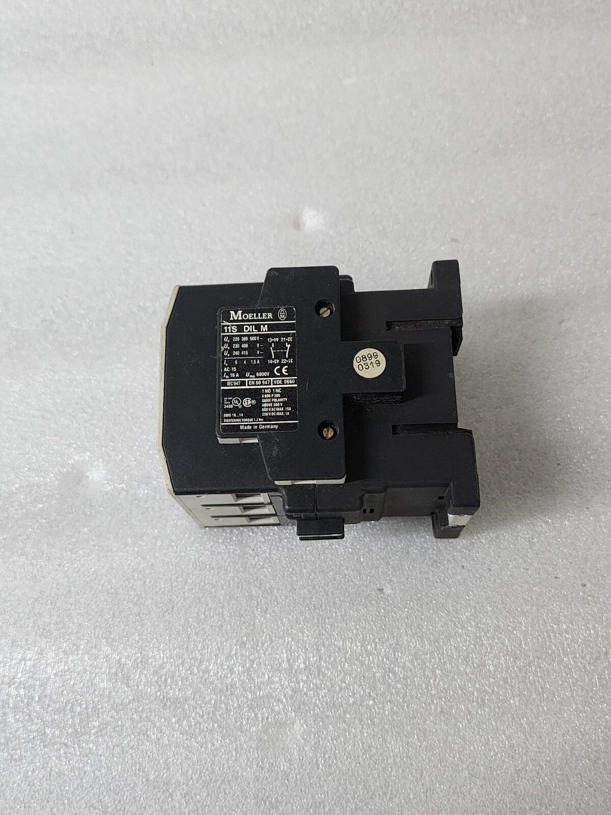 MOELLER DIL 1M MAGNETIC CONTACTOR 11S DIL M COIL VOLTAGE 110-120V