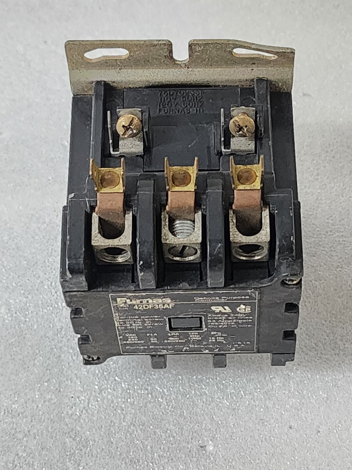 FURNAS 42DF35AF DEFINITE PURPOSE CONTROLLER 50A COIL VOLTAGE 110-120V