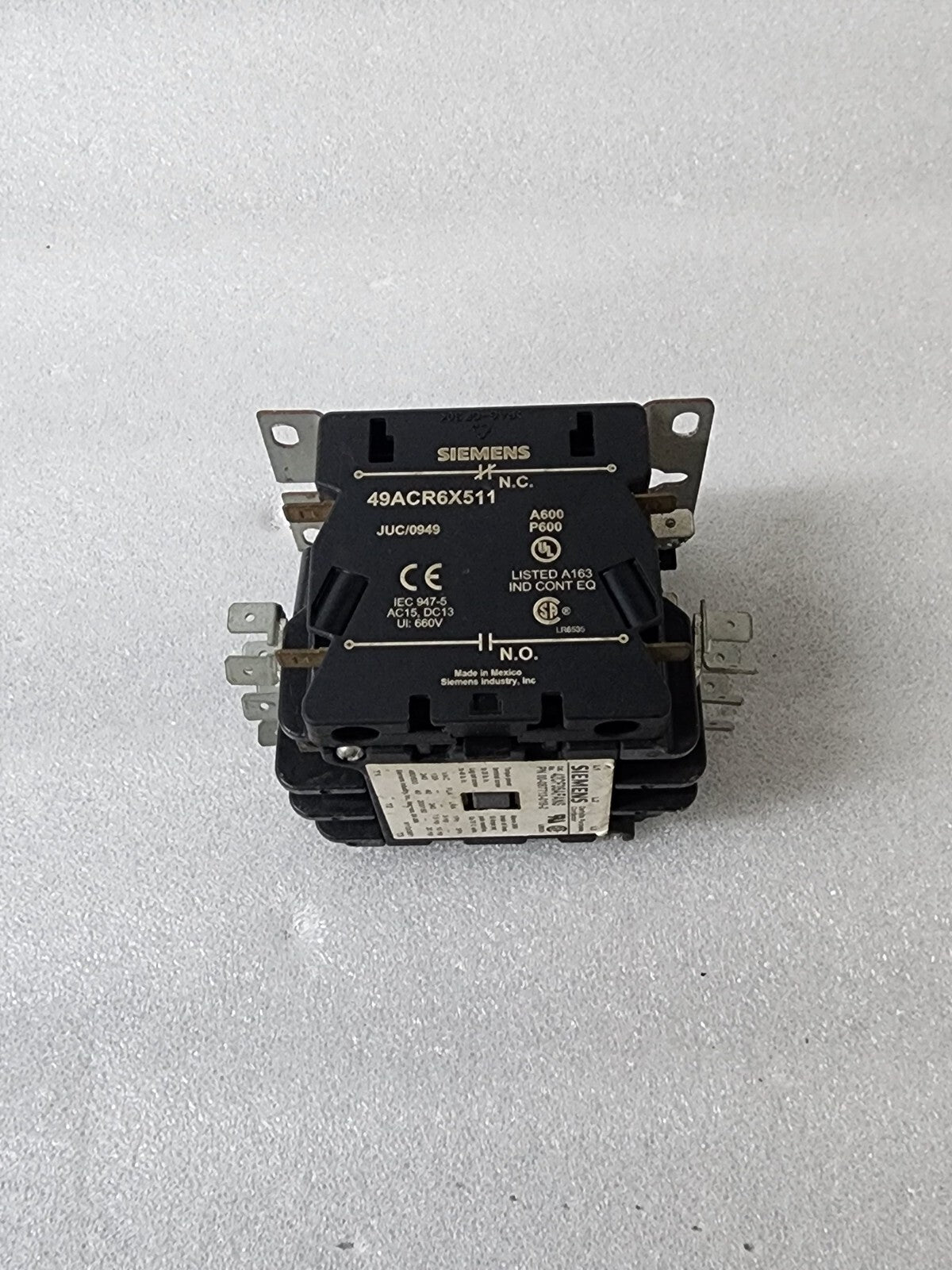 SIEMENS 42CF35AFANS MAGNETIC CONTACTOR 00-087713-018-2 COIL VOLTAGE 110-120V