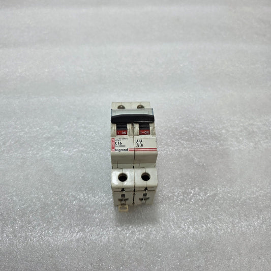 LEGRAND 603268 C16 DOUBLE POLE MCB CIRCUIT BREAKER 16A 415V 10KA