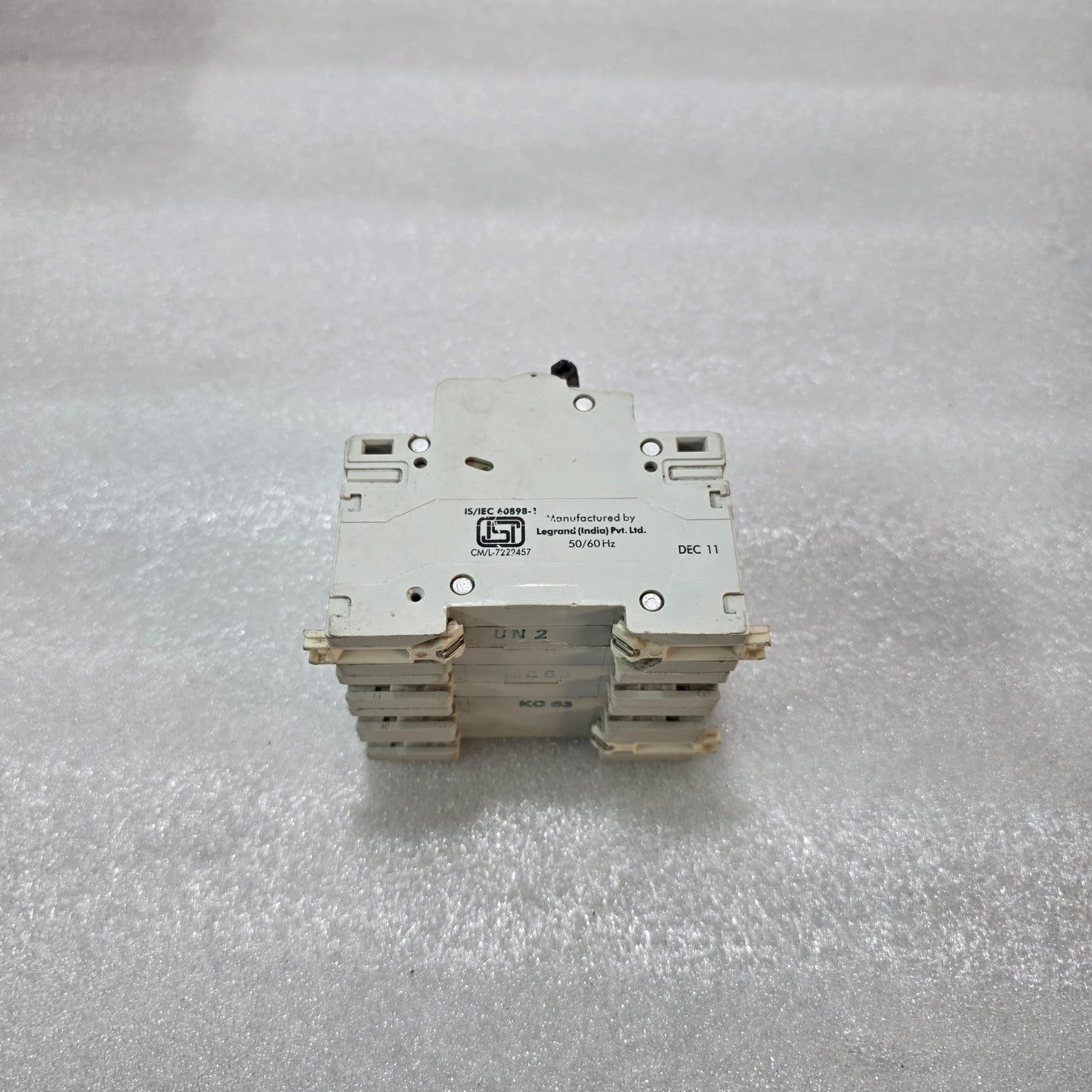 LEGRAND C63 63A 4 POLE MCB 415V 10KA CIRCUIT BREAKER