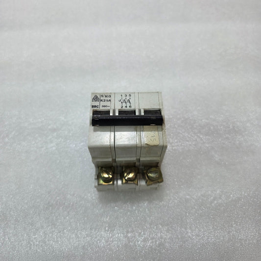 BBC STOTZ S163 K25A 3 POLE CIRCUIT BREAKER SWITCH 380V