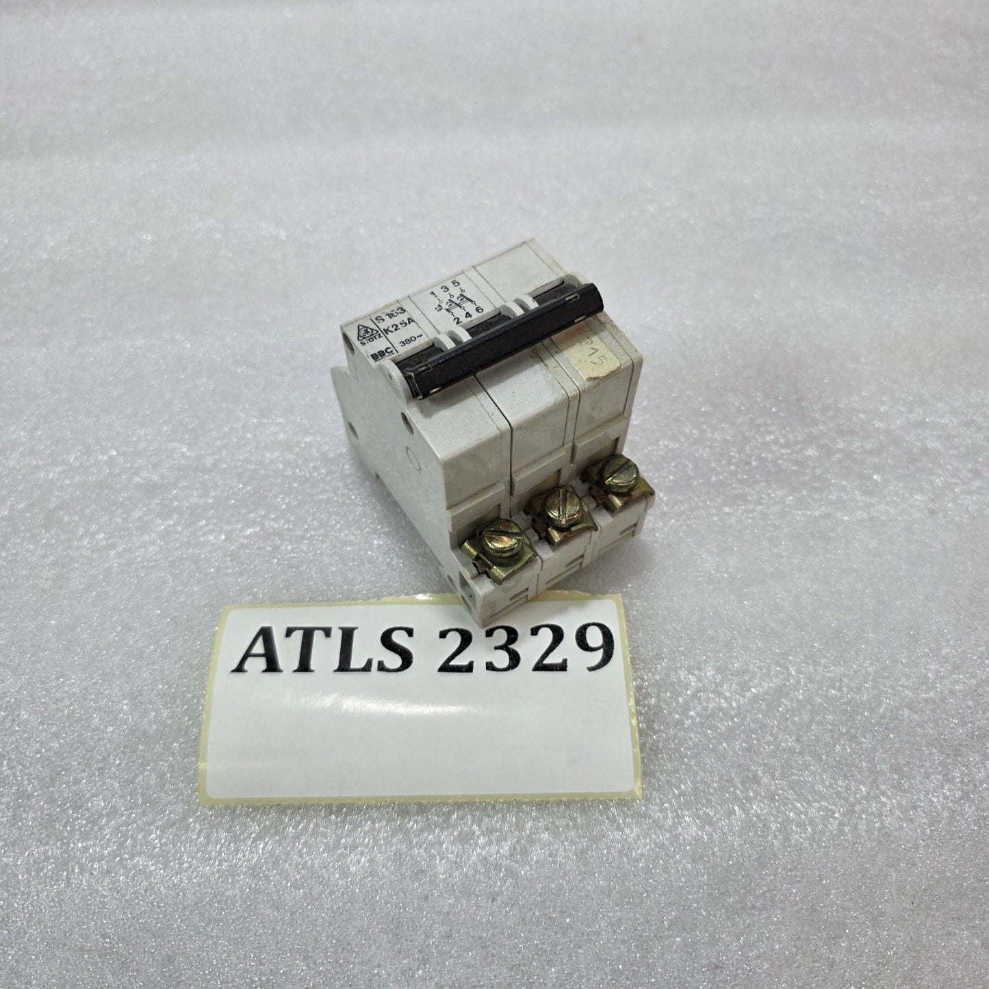 BBC STOTZ S163 K25A 3 POLE CIRCUIT BREAKER SWITCH 380V