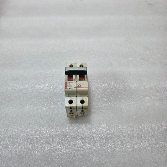 LEGRAND C16 DOUBLE POLE MCB CIRCUIT BREAKER 415V 10KA | 603268