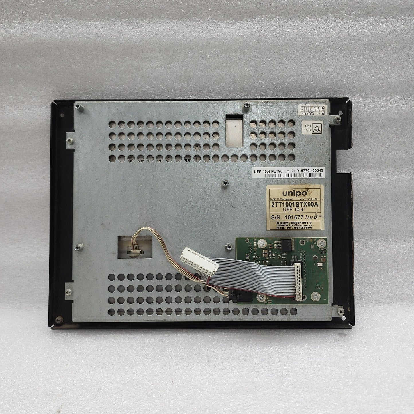 UNIPO 2TT1001BTX00A OPERATOR PANEL UFP 10.4"