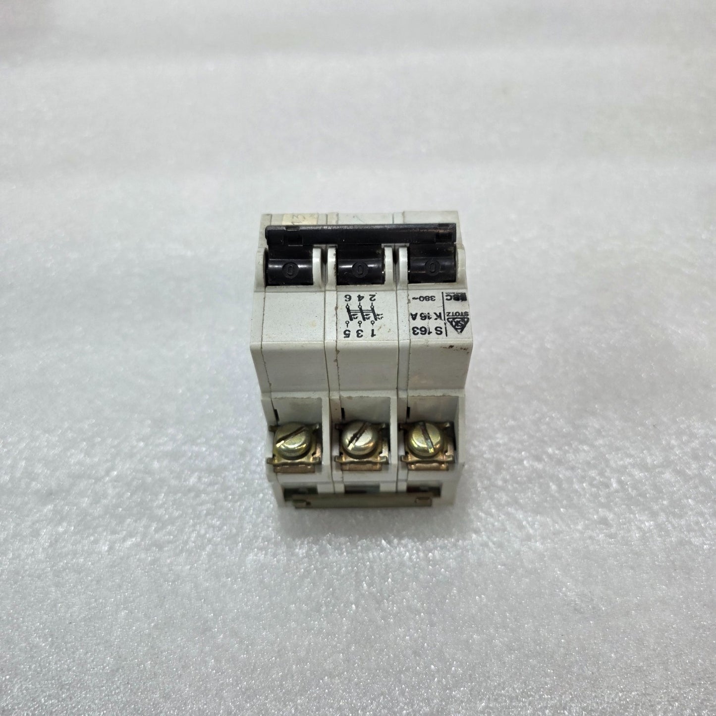 BBC STOTZ S163 K16A 3 POLE CIRCUIT BREAKER 16A 380V