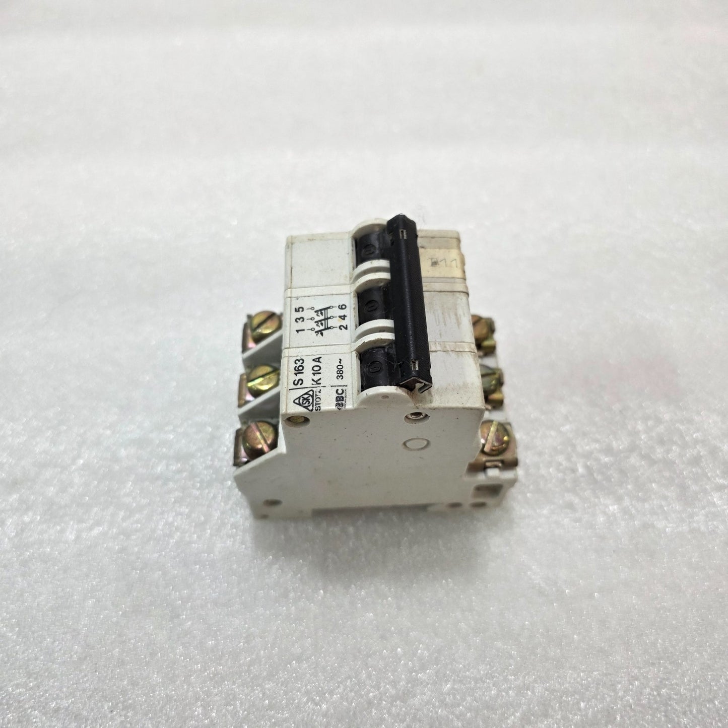BBC STOTZ S163 K10A 3 POLE CIRCUIT BREAKER 10A 380V