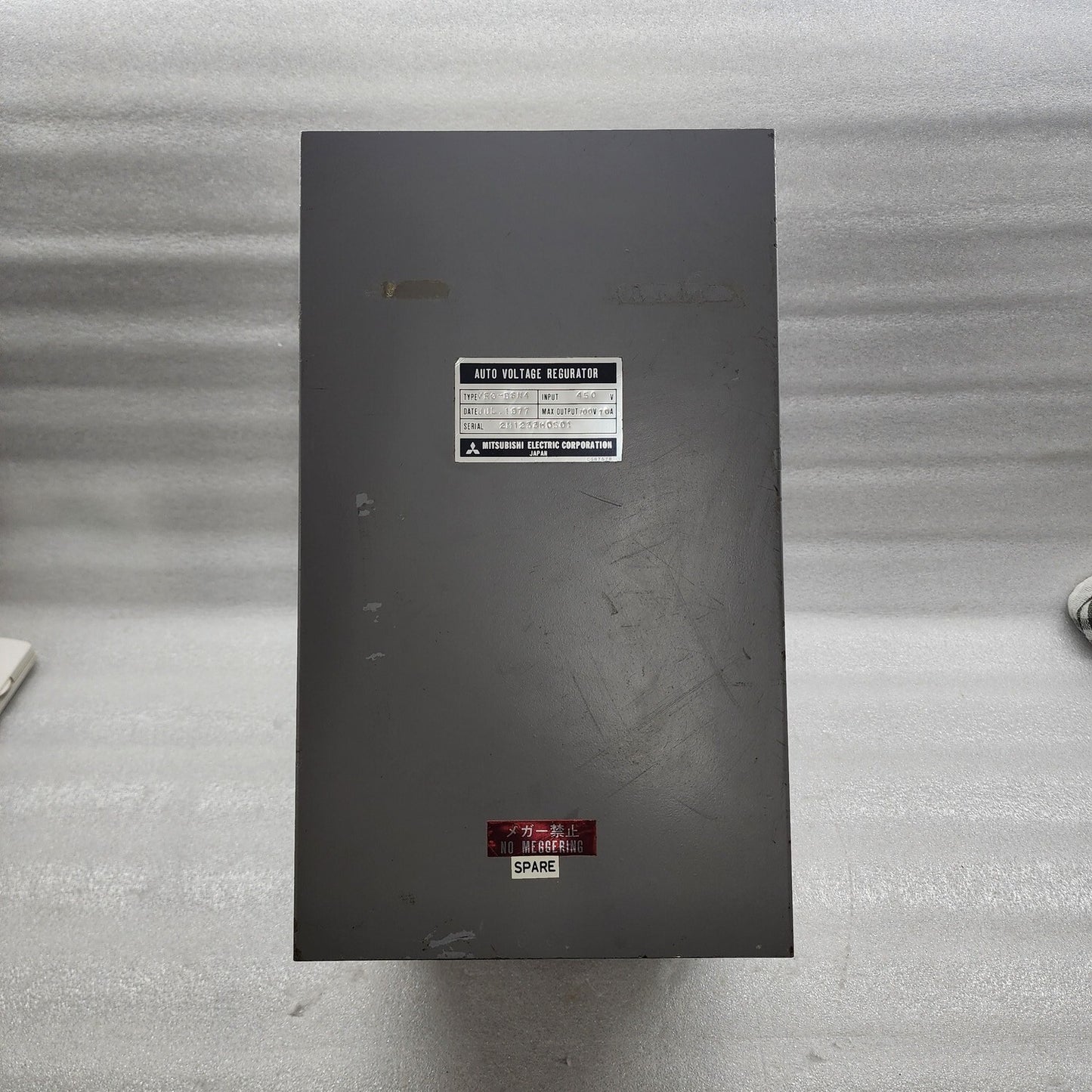 MITSUBISHI ELECTRIC VRG-BSN4 AUTO VOLTAGE REGULATOR