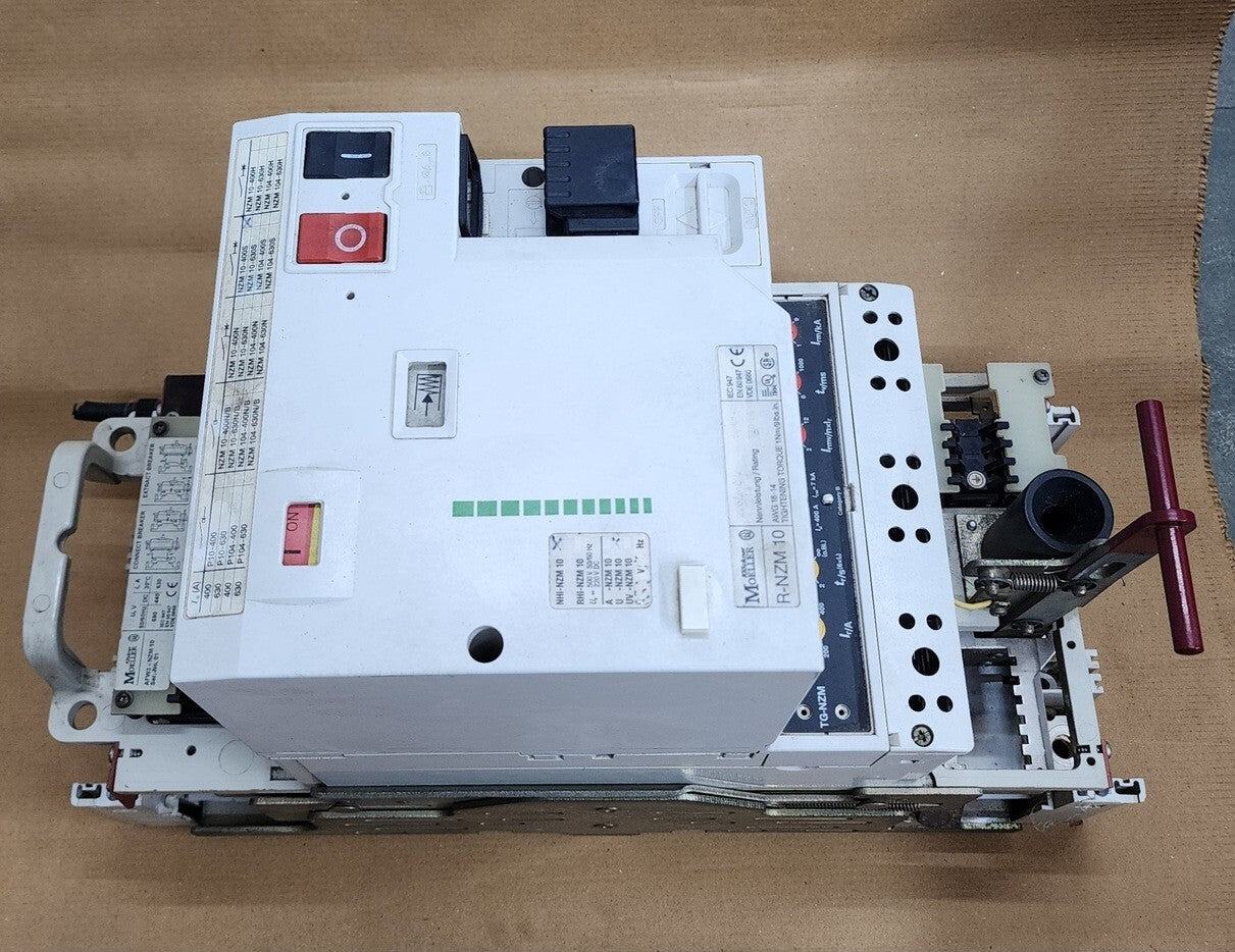 MOELLER R-NZM 10 3-POLE CIRCUIT BREAKER TRIP 400A ZMV-400-NZM 10