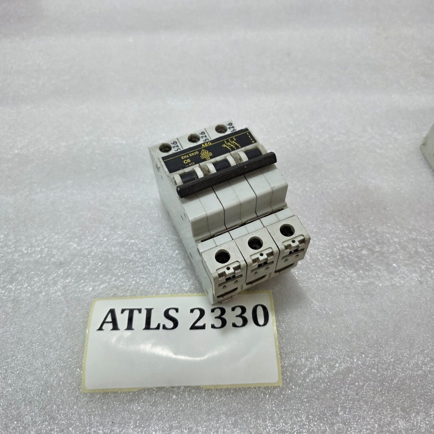 AEG ELFA E83S C6 3 POLE MCB CIRCUIT BREAKER 6A 415V 10KA