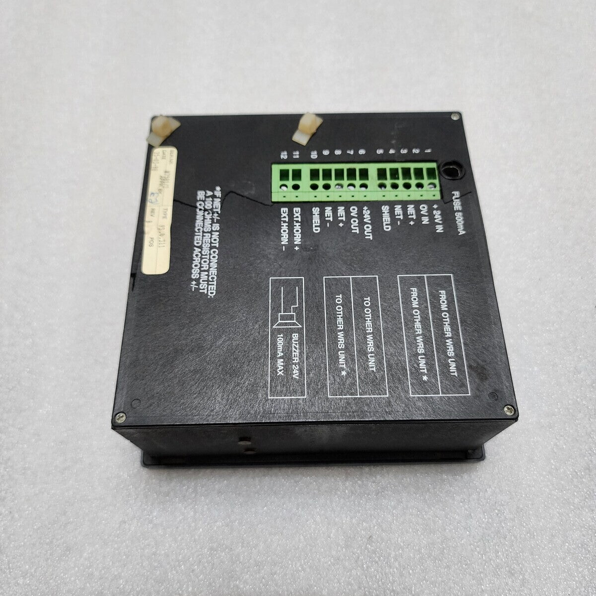 SIEMENS 93.0.311 SHIP ALARM PANEL CONTROL SYSTEM REV B CRACK ON BACK OF BODY