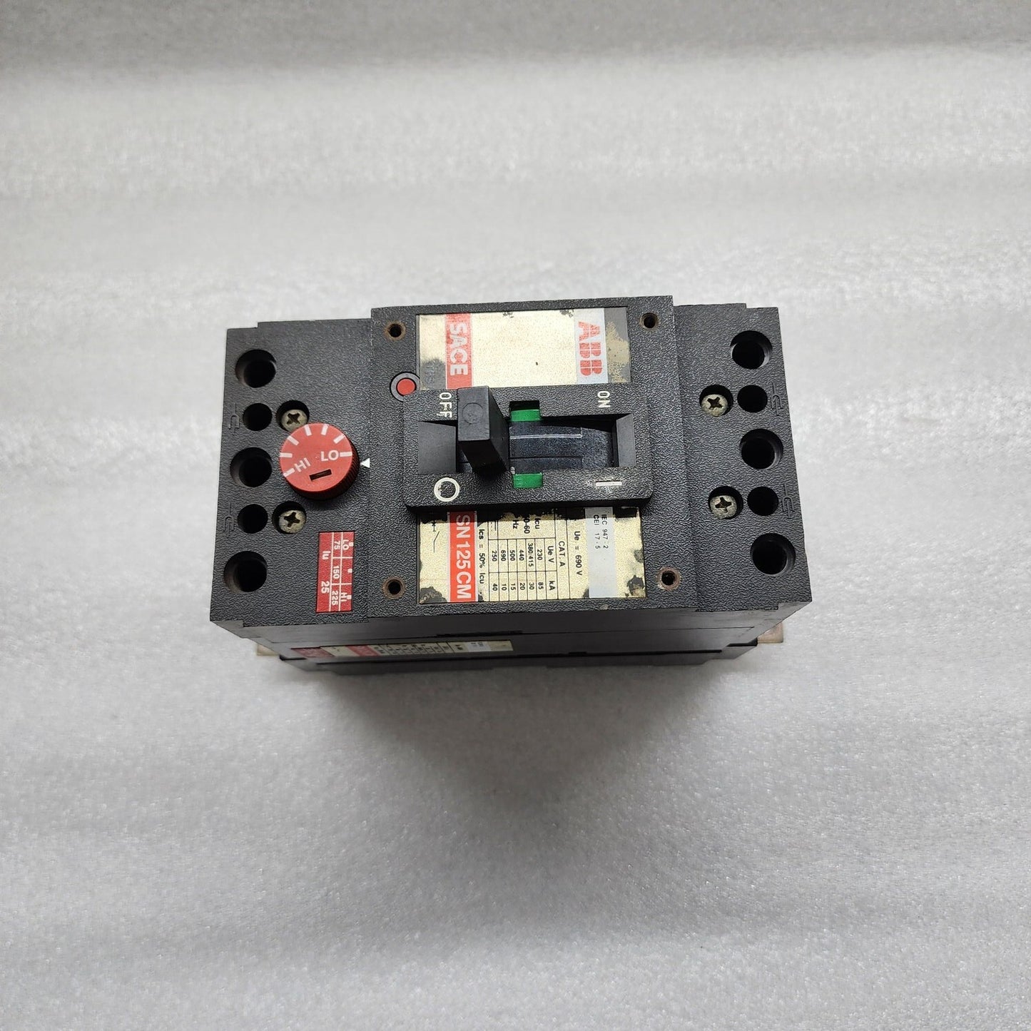 ABB SN125CM 3-POLE BREAKER 125A