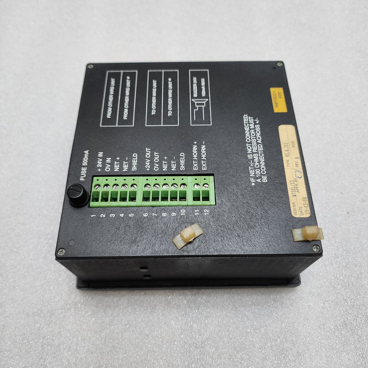 SIEMENS 93.0.311 REV B SHIP ALARM PANEL CONTROL SYSTEM
