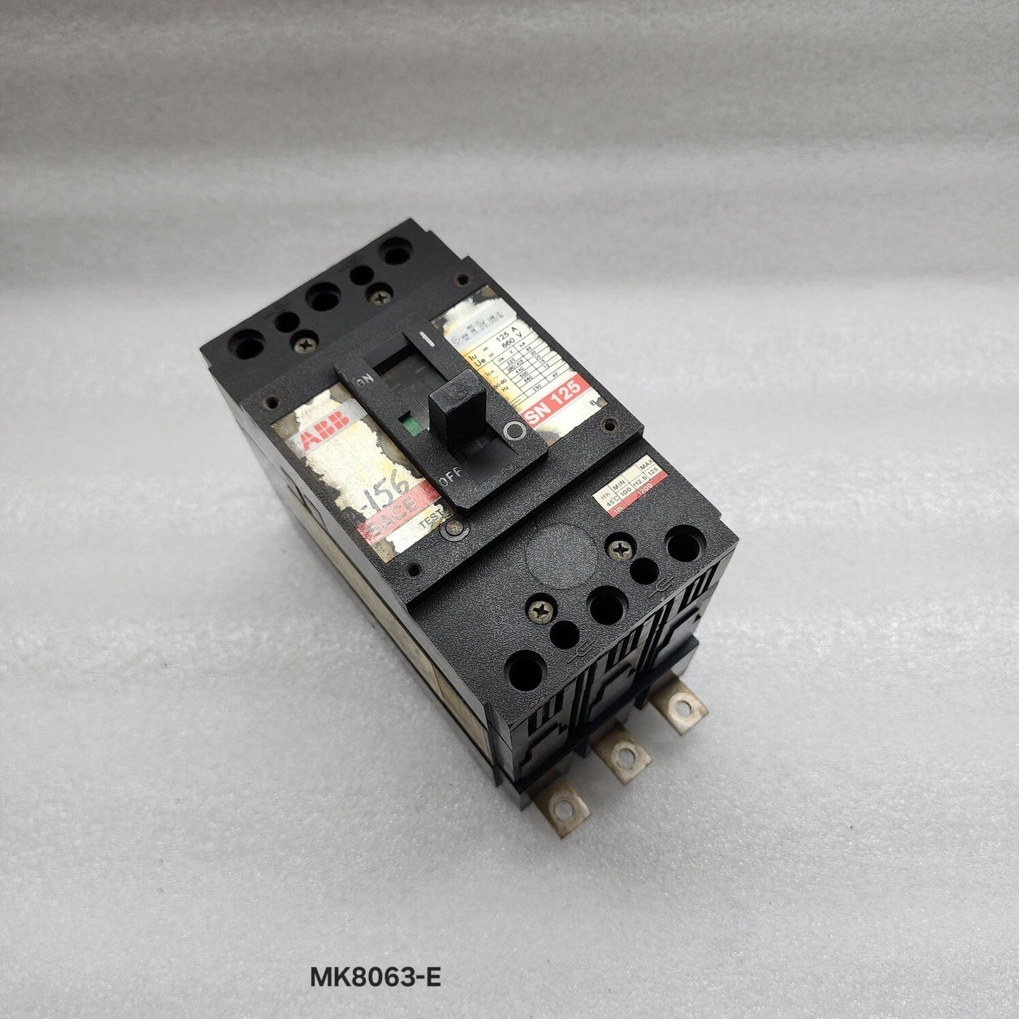 ABB SN125 CIRCUIT BREAKER SACE SN125 125A