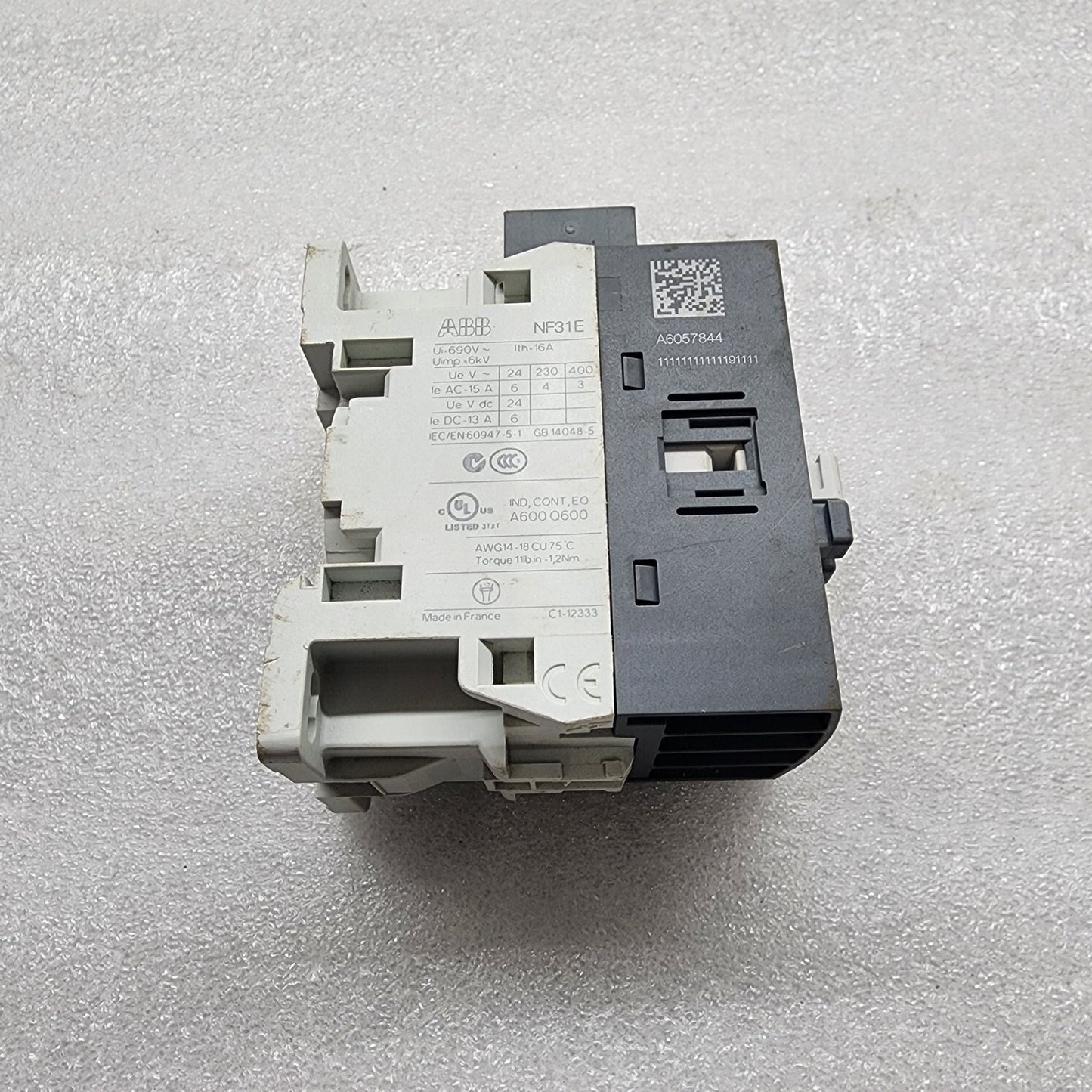 ABB NF31E-13 CONTACTOR 100-250VAC/DC