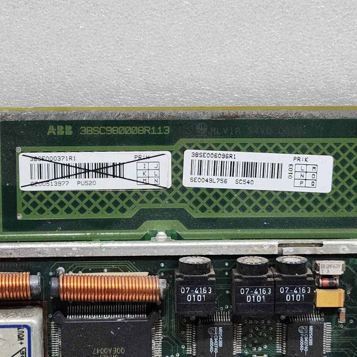 ABB SC540 SUBMODULE CARRIER 3BSE006096R1 3BSC980008R113