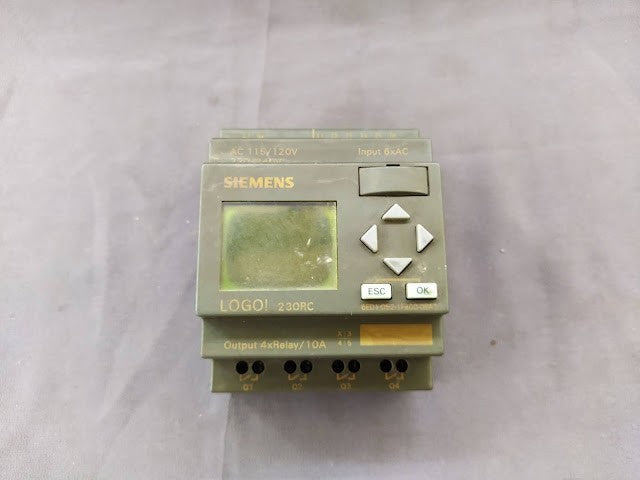 SIEMENS LOGO 230RC LOGIC MODULE 6ED1 052-1FB00-0BA1 Display require repairing