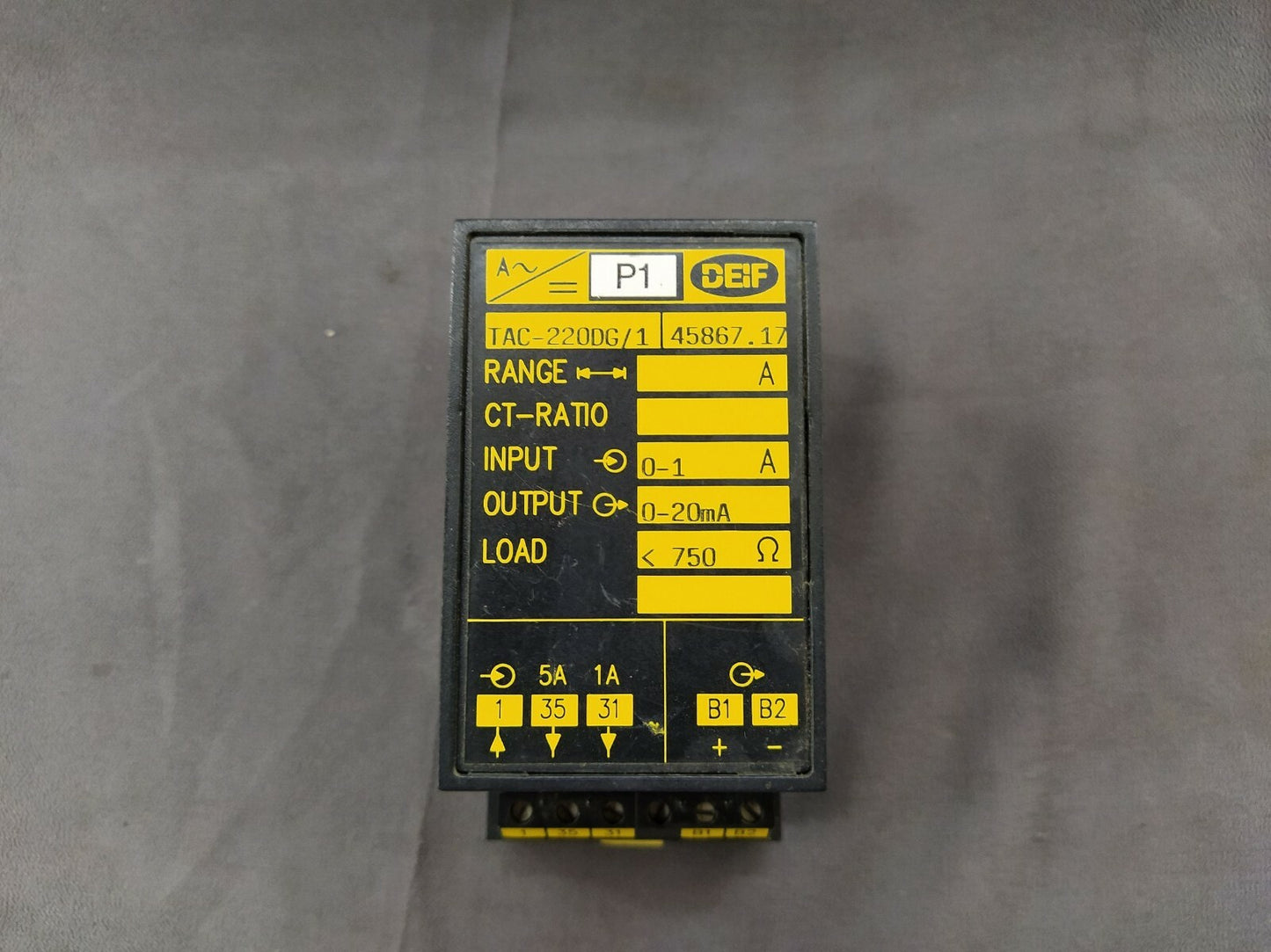 DEIF TAC-220DG/1 TRANSDUCER 45867.59 TAC220DG1