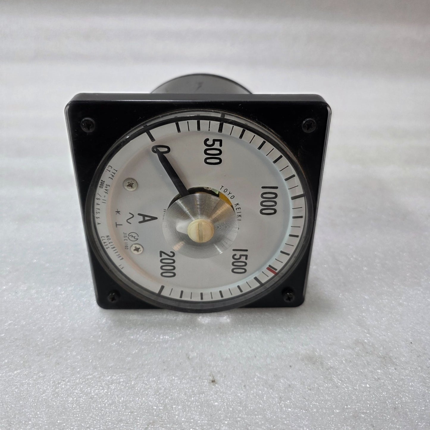 TOYO KEIKI SEVF-11 ANALOG AC AMMETER 0–2000A PANEL METER | CT 2000/5A