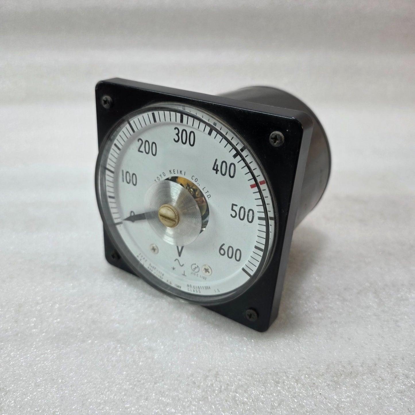 TOYO KEIKI SEVF-11V ANALOG AC VOLTMETER 0–600V PANEL METER | PT 460/115V