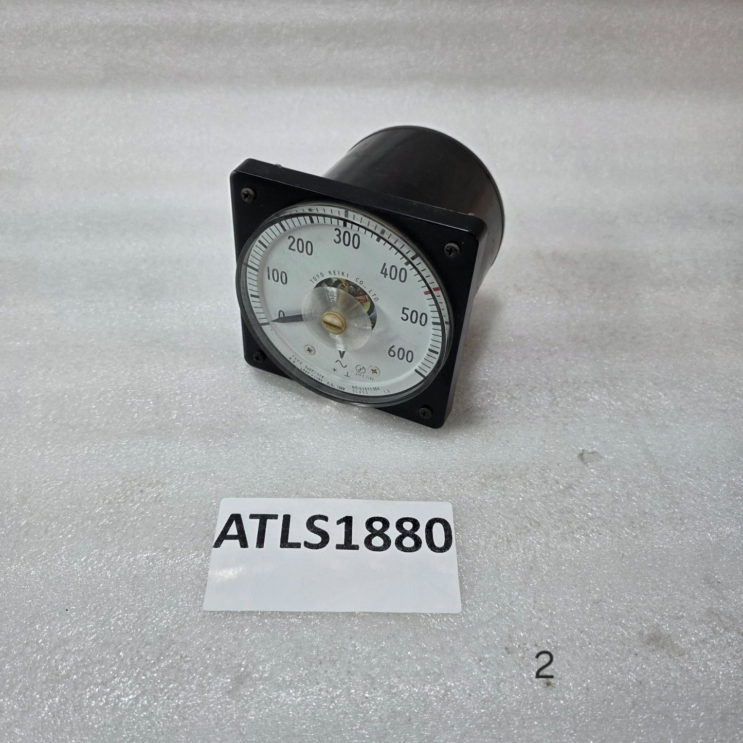 TOYO KEIKI SEVF-11V ANALOG AC VOLTMETER 0–600V PANEL METER | PT 460/115V