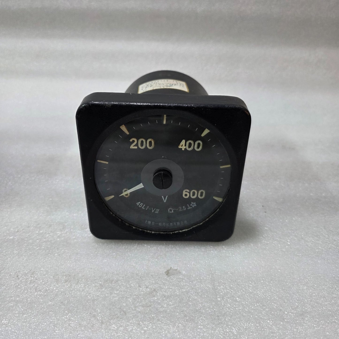 SHANGHAI ZI YI MARINE 45L1-V ANALOG VOLTMETER PANEL METER 0–600V | CLASS 2.5