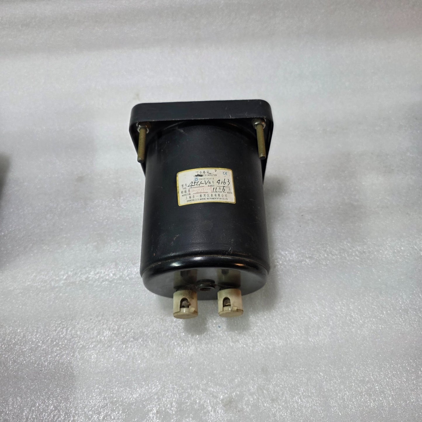 SHANGHAI ZI YI MARINE 45L1-V ANALOG VOLTMETER PANEL METER 0–600V | CLASS 2.5