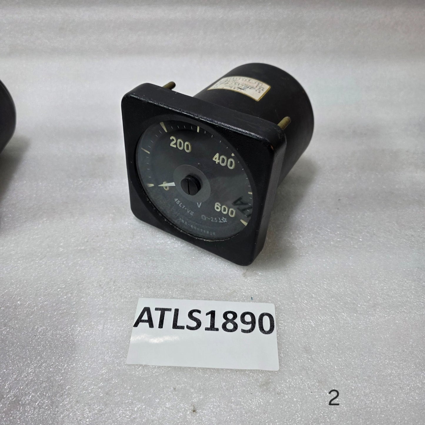 SHANGHAI ZI YI MARINE 45L1-V ANALOG VOLTMETER PANEL METER 0–600V | CLASS 2.5
