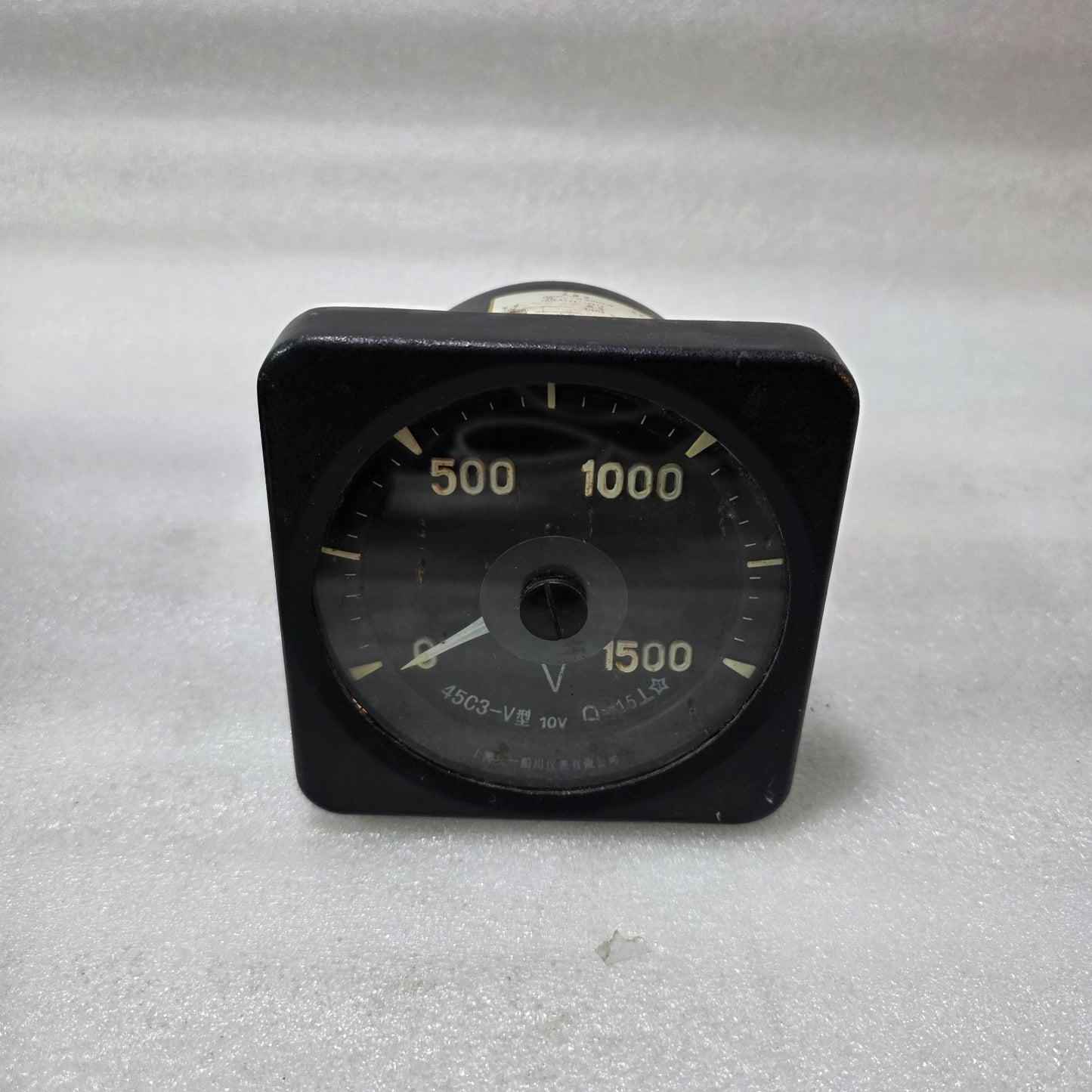 SHANGHAI ZI YI MARINE 45C3-V ANALOG VOLTMETER PANEL METER 0–1500V | 10V INPUT