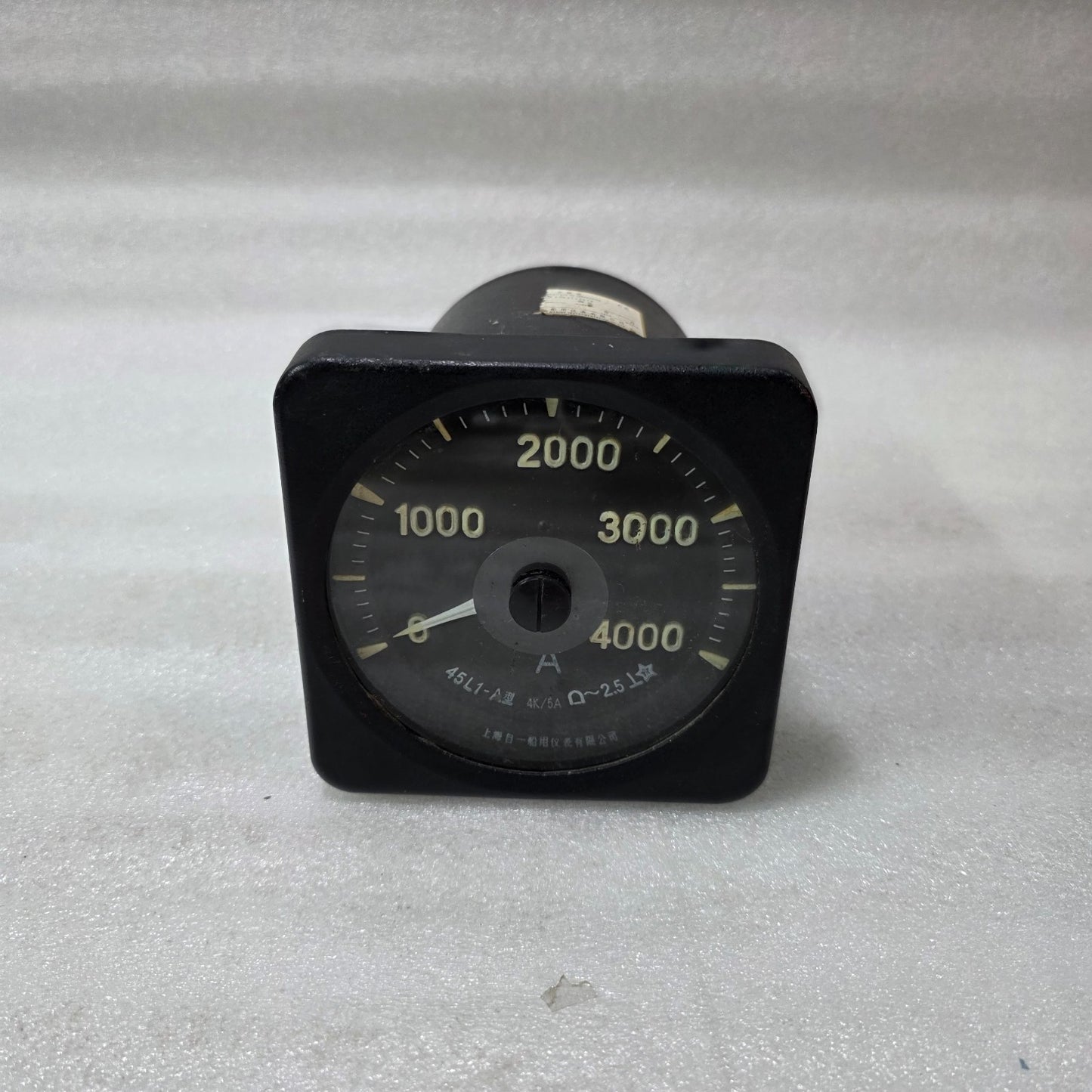 SHANGHAI ZI YI MARINE 45L1-A ANALOG AMMETER 0–4000A PANEL METER 4KV/5A INDUSTRIA