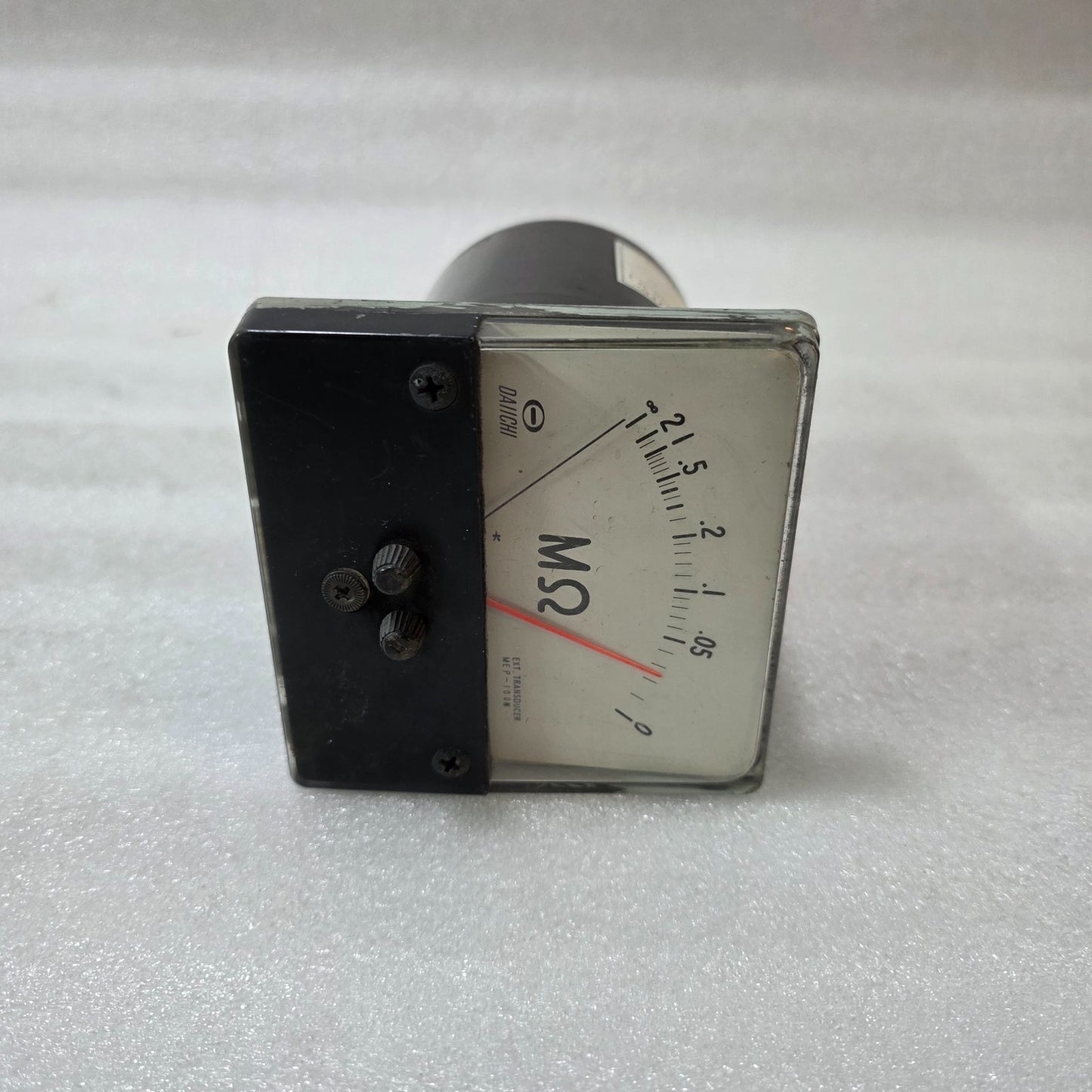 DAIICHI MEP-100N ANALOG MEGOHMMETER PANEL METER MΩ INSULATION RESISTANCE GAUGE