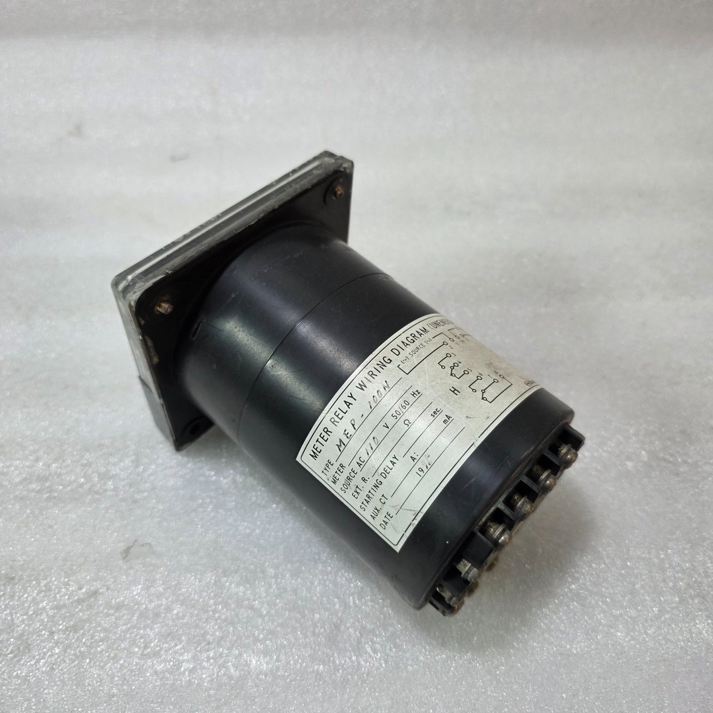 DAIICHI MEP-100N ANALOG MEGOHMMETER PANEL METER MΩ INSULATION RESISTANCE GAUGE