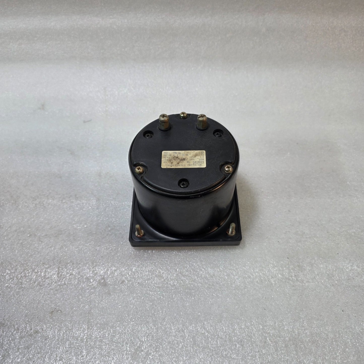 TSURUGA ELECTRIC TMW-4B STROKE RATE INDICATOR 0–60 STROKE/MIN ANALOG PANEL METER