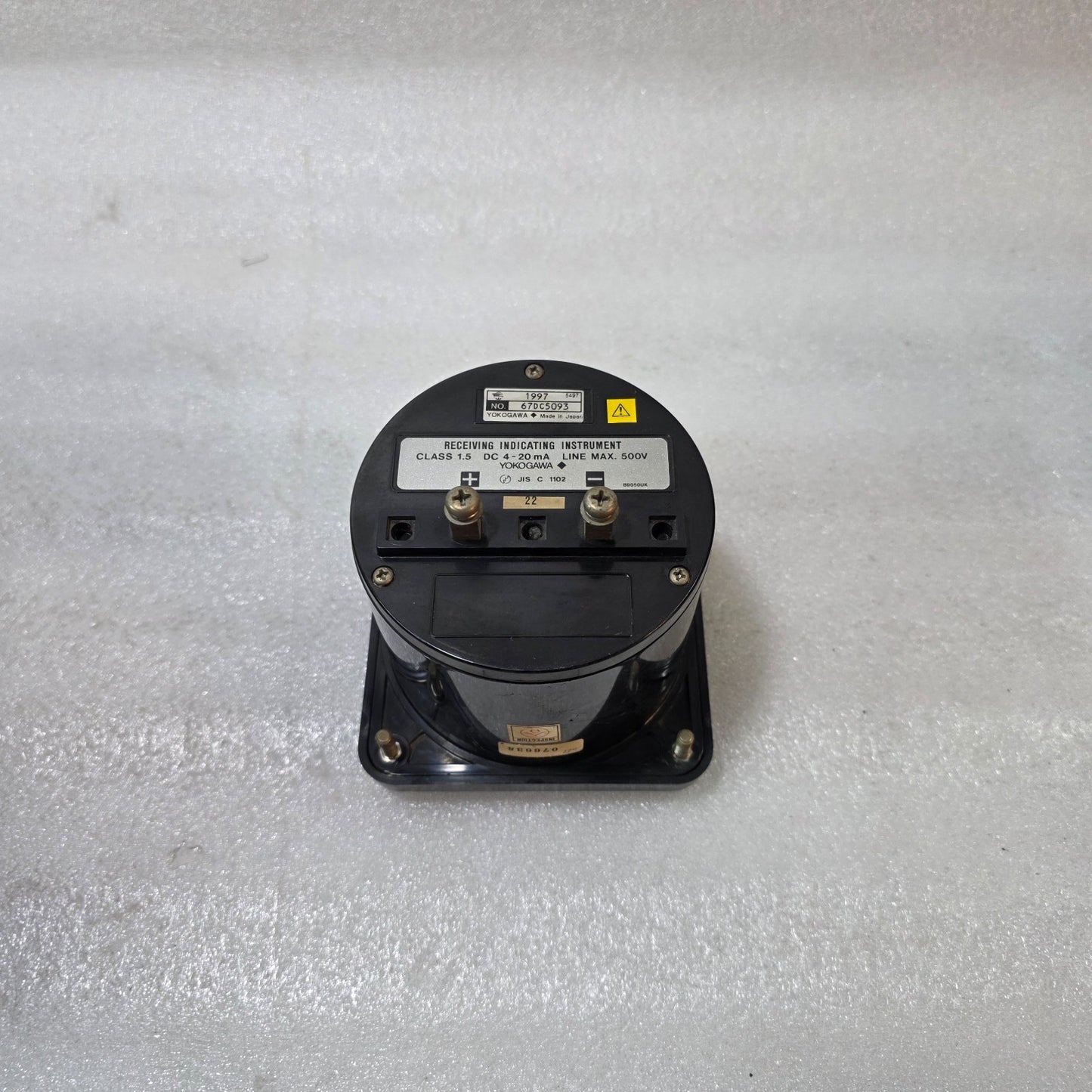 YOKOGAWA TYPE 2101 ANALOG PRESSURE INDICATOR 0–35 KG/CM² PANEL METER 4–20MA