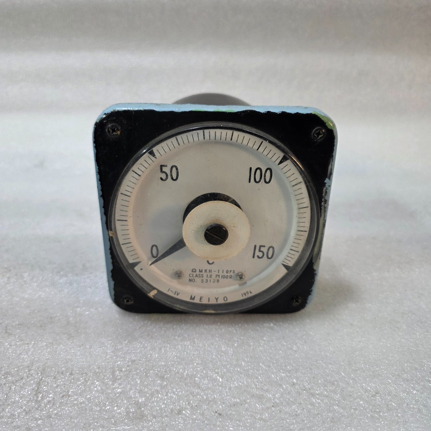 MEIYO MKH-110FS ANALOG TEMPERATURE PANEL METER 0–150°C PT100 INDUSTRIAL GAUGE