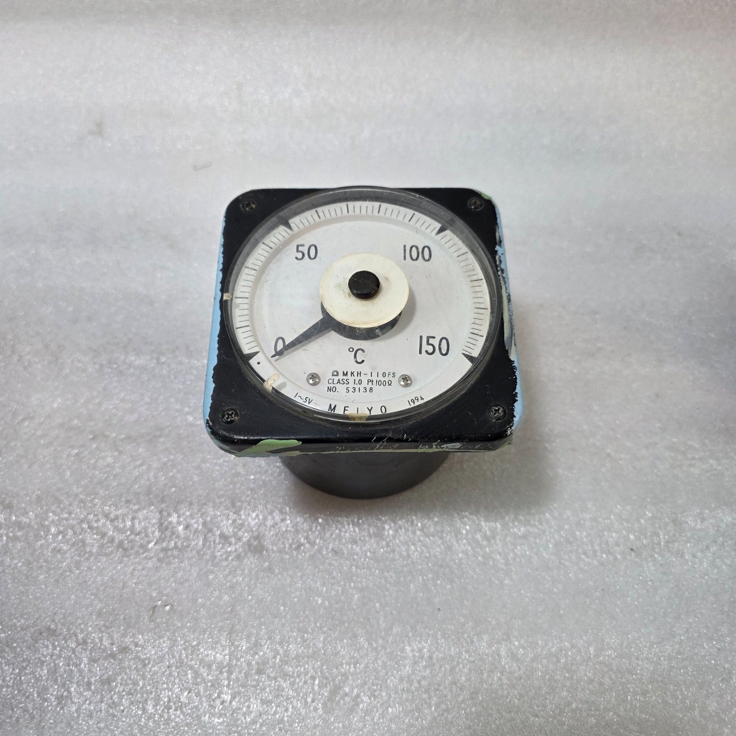 MEIYO MKH-110FS ANALOG TEMPERATURE PANEL METER 0–150°C PT100 INDUSTRIAL GAUGE