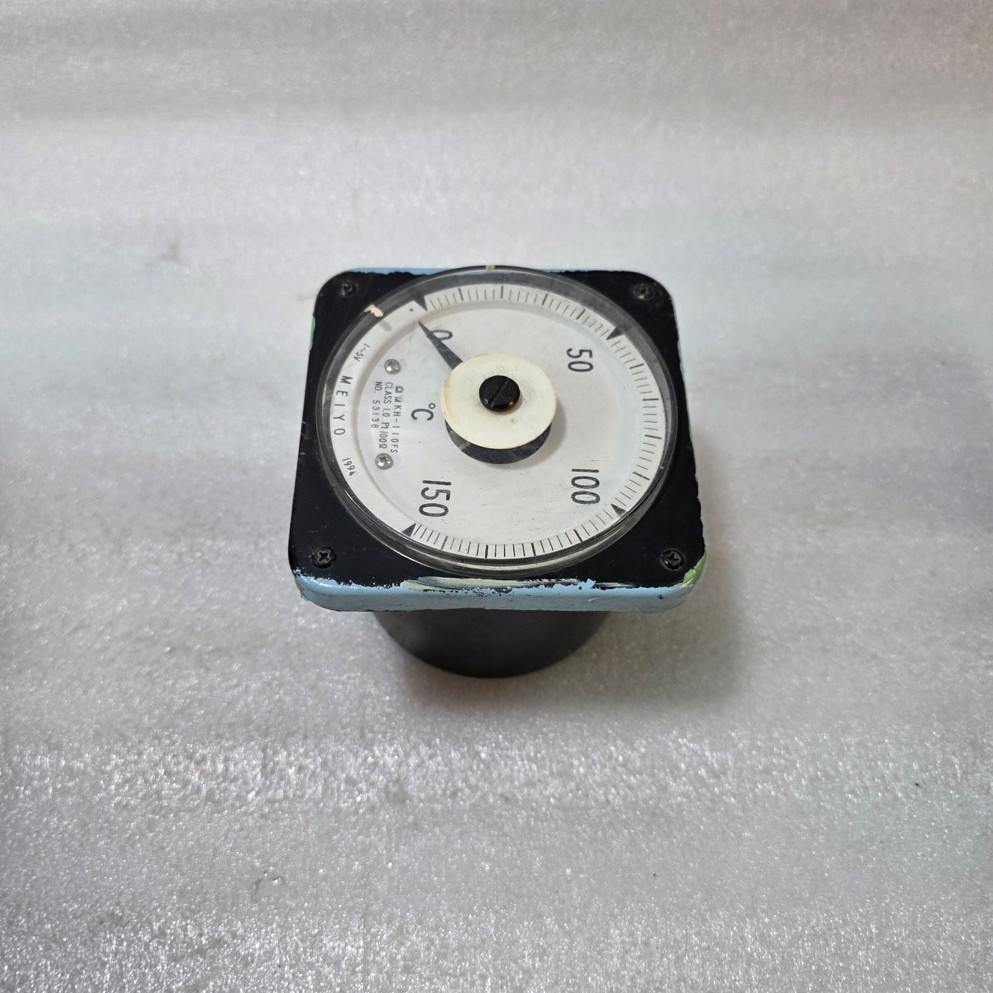 MEIYO MKH-110FS ANALOG TEMPERATURE PANEL METER 0–150°C PT100 INDUSTRIAL GAUGE