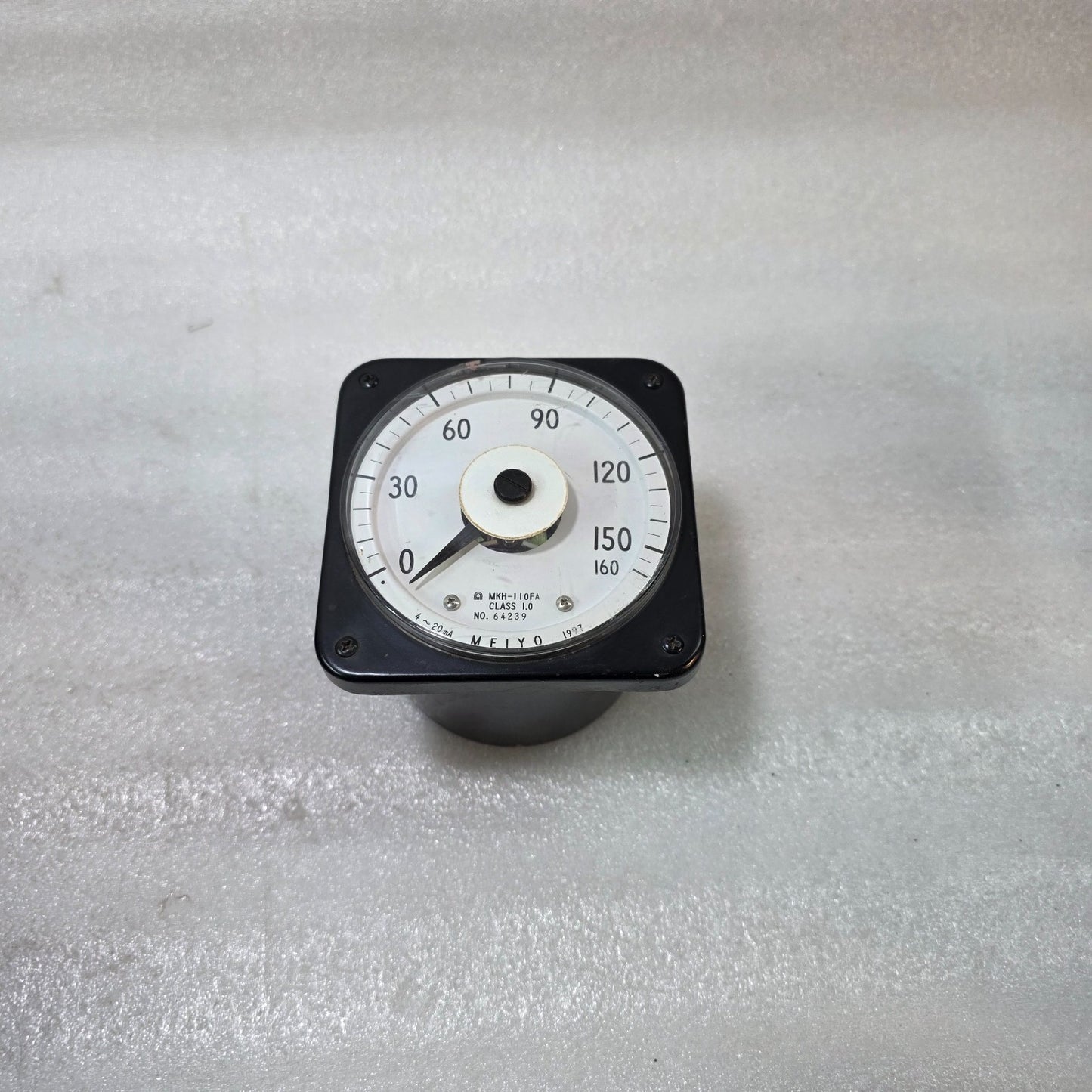 MEIYO MKH-110FA ANALOG TEMPERATURE PANEL METER 0–160°C 4–20MA INDUSTRIAL GAUGE