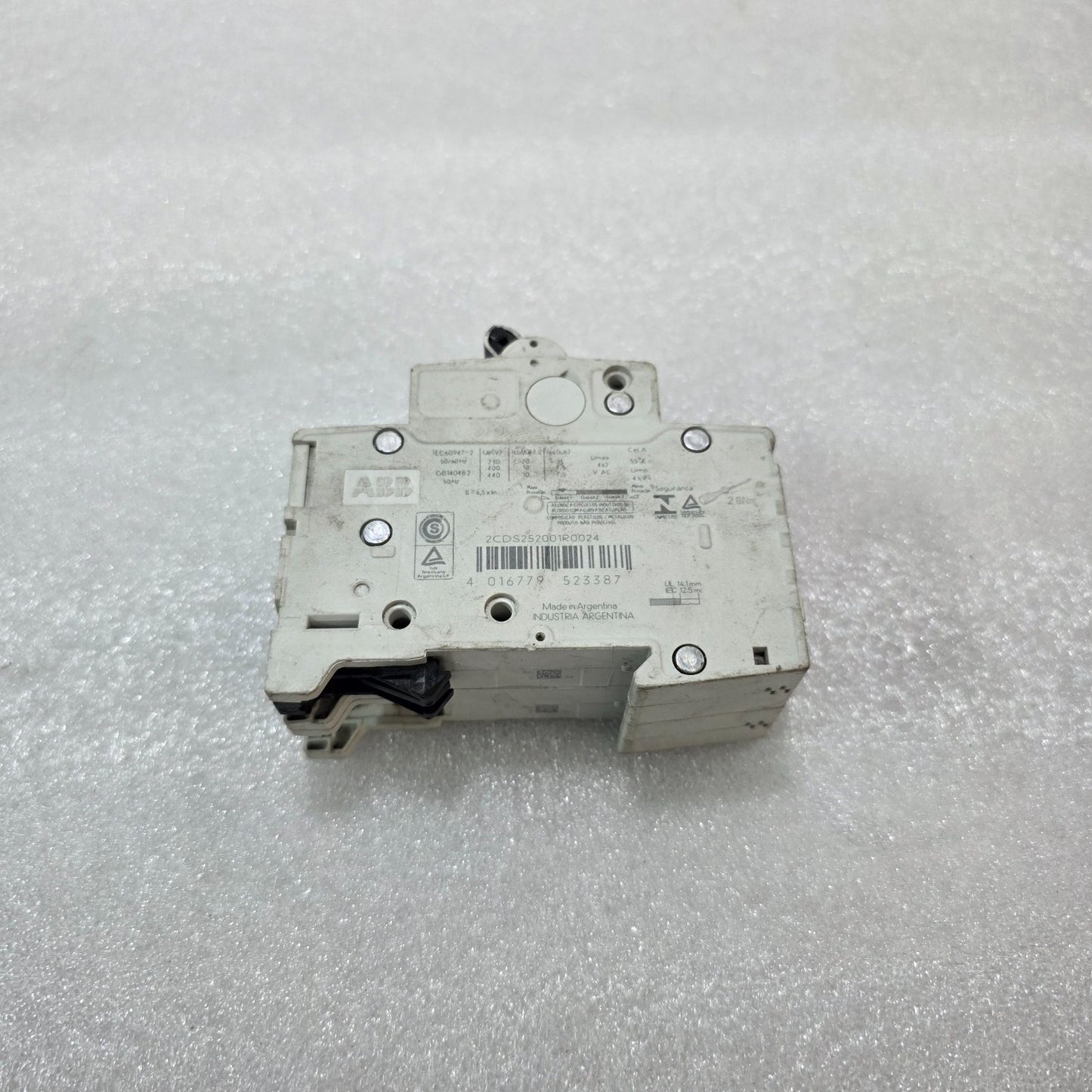 ABB S202 C2 DOUBLE POLE MCB CIRCUIT BREAKER 2A 400V 6KA