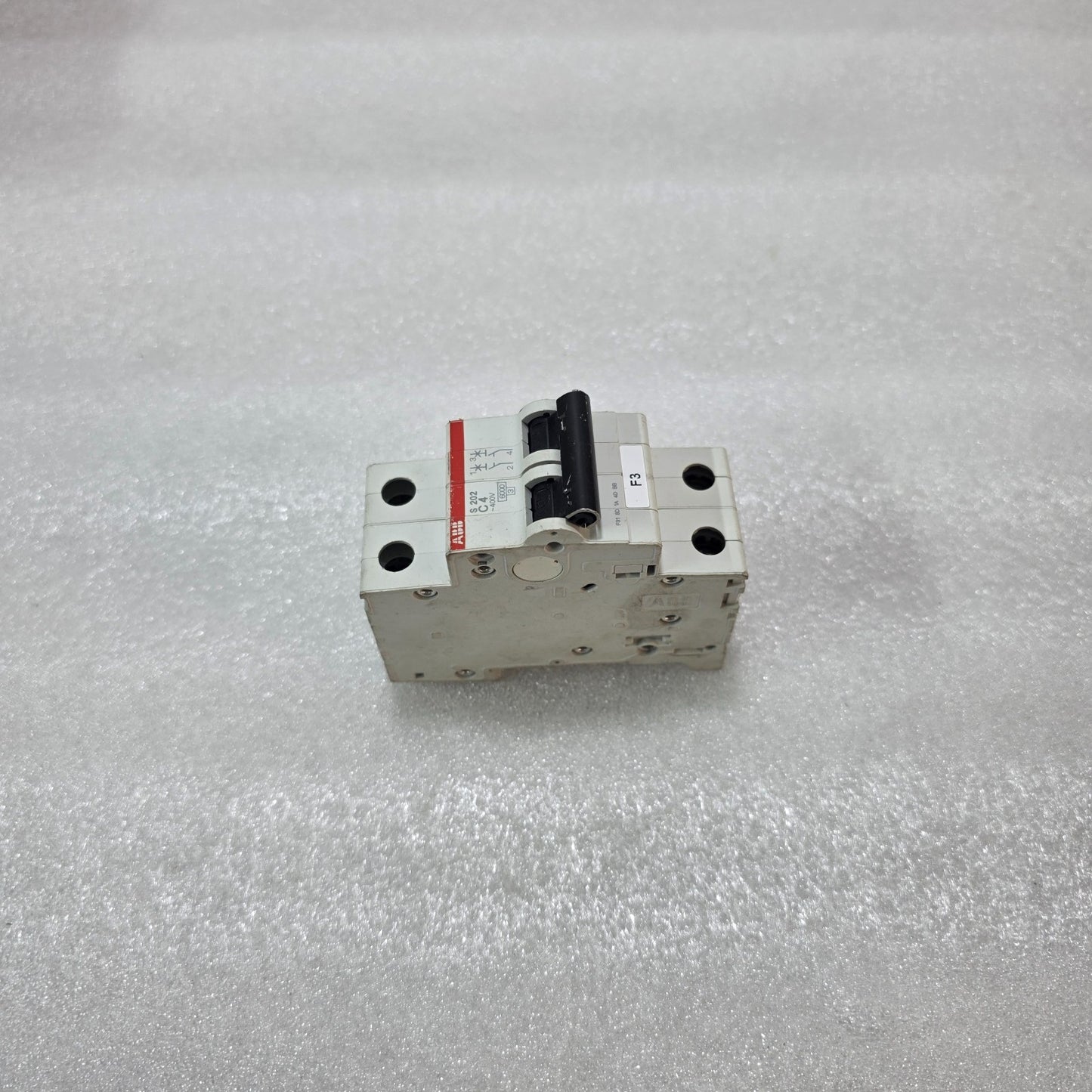 ABB S202 C4 2 POLE MCB 4A 400V MINIATURE CIRCUIT BREAKER