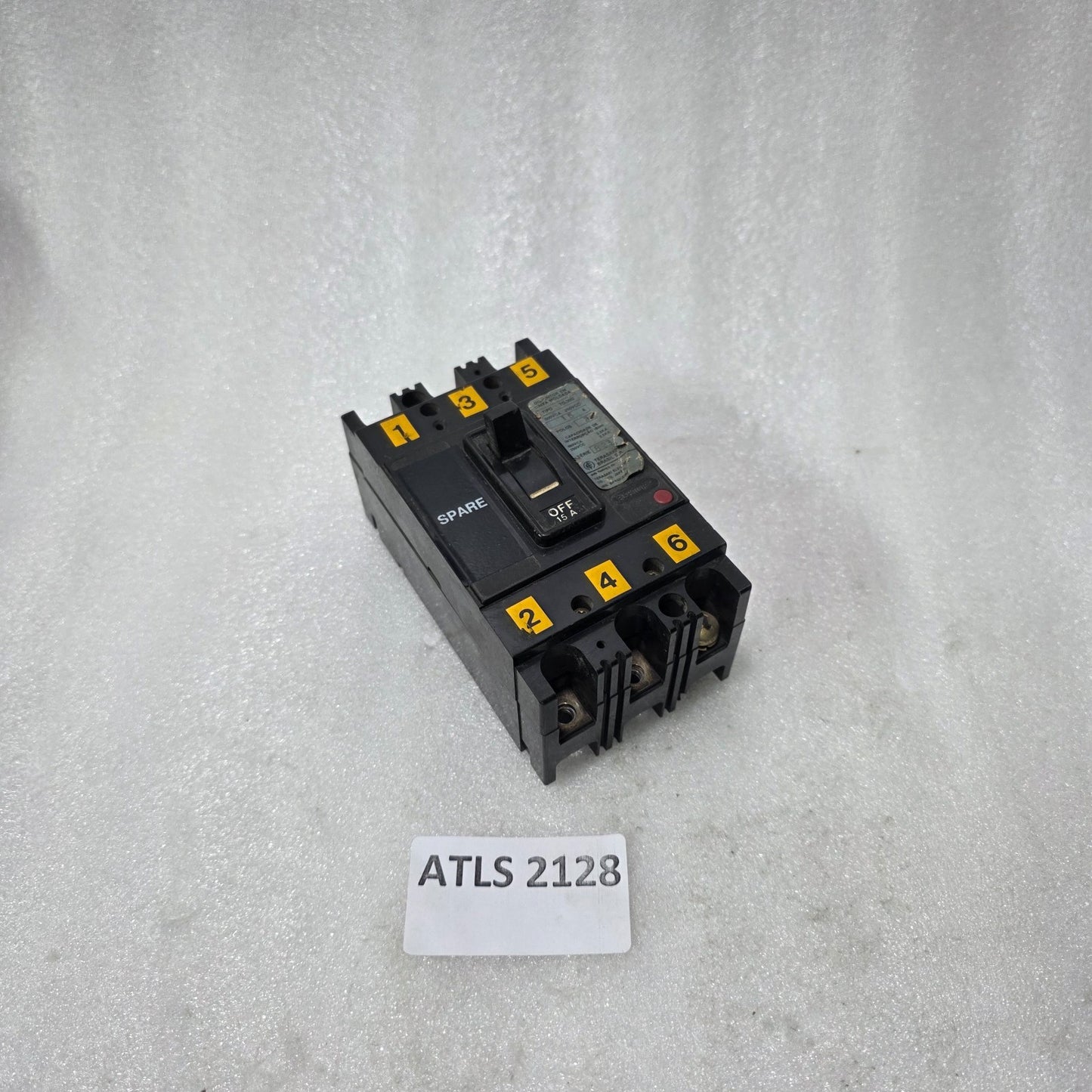 TERASAKI TO-30D MOLDED CASE CIRCUIT BREAKER 15A 3 POLE MCCB 500V AC / 250V DC