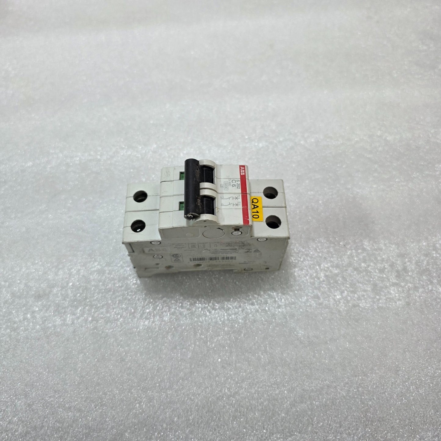 ABB S202 C6 DOUBLE POLE MCB CIRCUIT BREAKER 6A 400V 6KA
