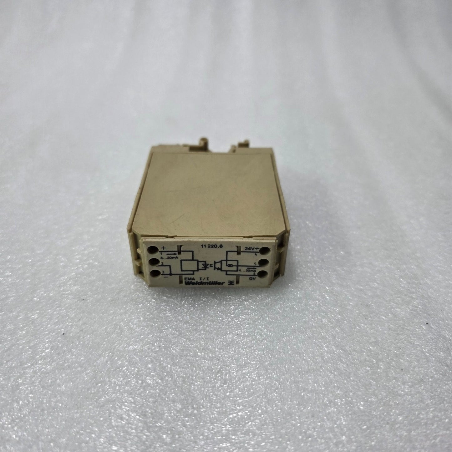 WEIDMÜLLER EMA I/I SIGNAL ISOLATOR 11 220.6 DIN RAIL 4–20MA CURRENT LOOP INTERFA