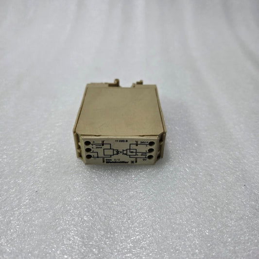 WEIDMÜLLER EMA I/I SIGNAL ISOLATOR 11 220.6 DIN RAIL 4–20MA CURRENT LOOP INTERFA