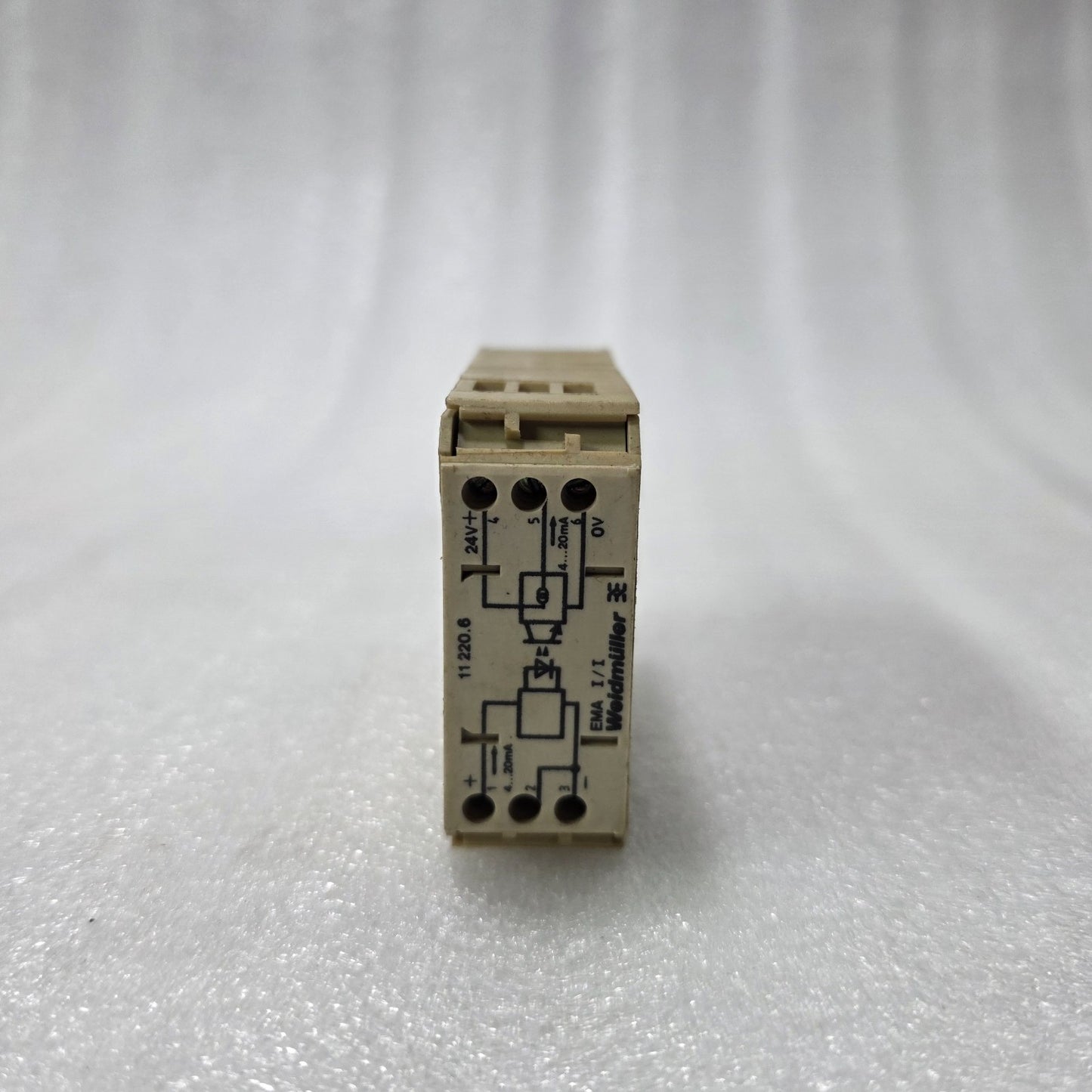 WEIDMÜLLER EMA I/I SIGNAL ISOLATOR 11 220.6 DIN RAIL 4–20MA CURRENT LOOP INTERFA